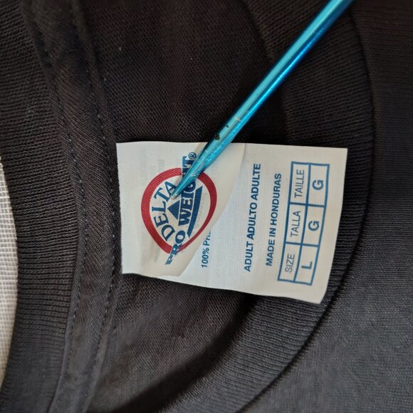 New York Mets Max Sherzer MLB T-Shirt Size Large Black Cotton Crewneck Sports - Picture 4 of 9